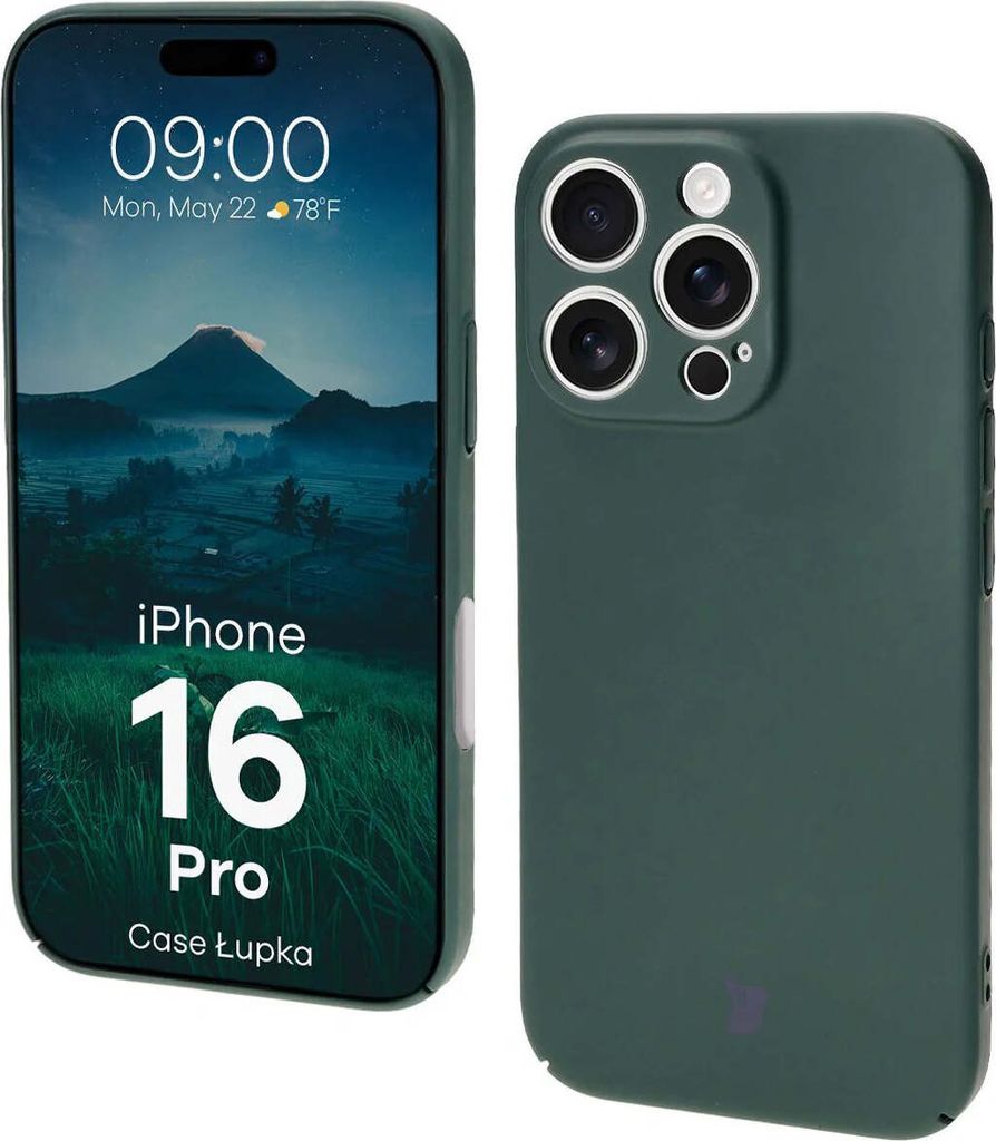BIZON Case Lupka Apple iPhone 16 Pro grün
