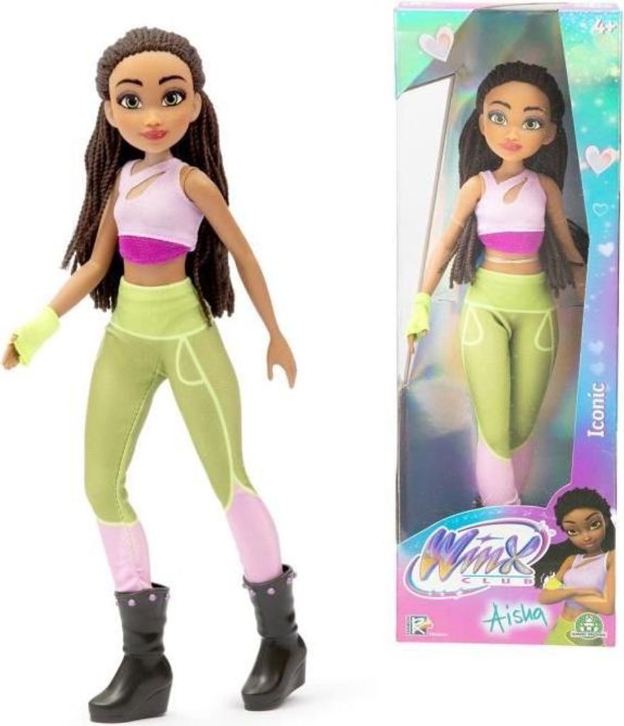 Puppe, Winx Iconic Aisha Serie, 26 cm, Ab 3 Jahren, Bewegliche Gelenke
