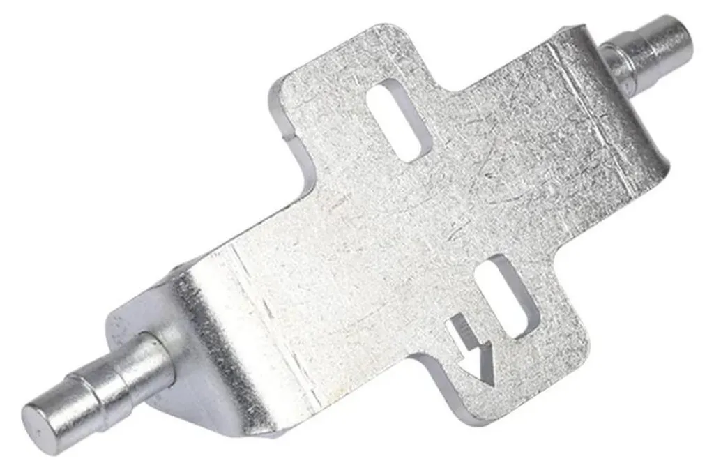Kit d'abaissement de siège réglable en aluminium argent de 1cm