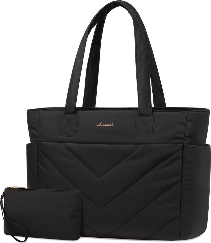 Torba na laptopa LOVEVOOK damska 15,6 cala czarna Zdjęcie produktu 