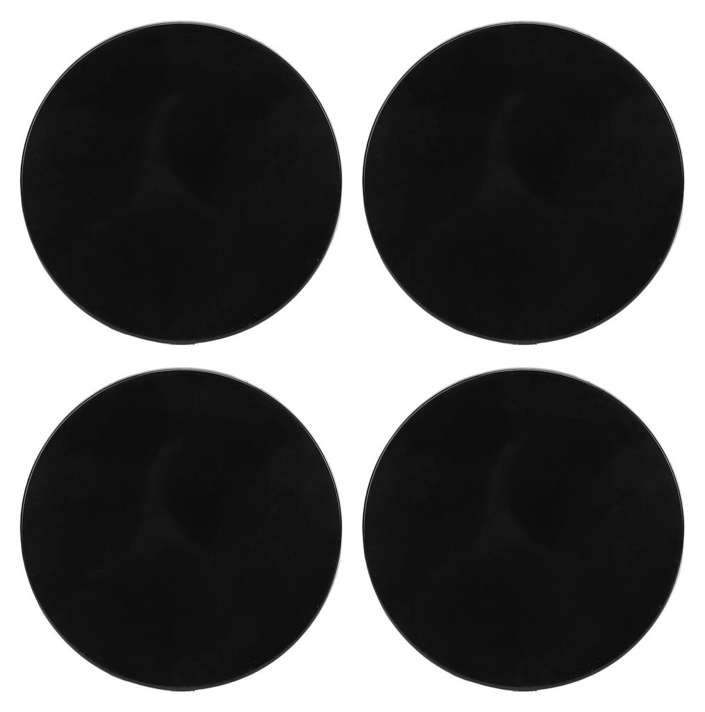 4 Stück Radnabenkappen, 57 mm Außendurchmesser, ABS-Radnabenabdeckung, Ersatz für Model 3, Schwarz