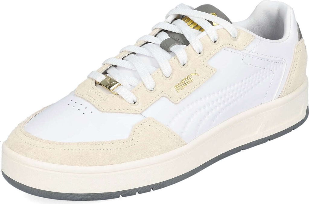 Puma Court Classic Lux SD White-Alpine Snow-Cast Iron Größe EU 45