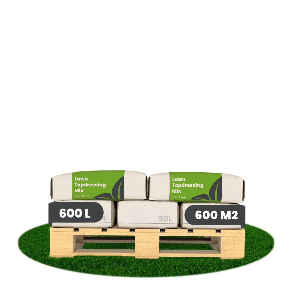 Rasen-Topdressing - Mischung mit Mykorrhiza und Rhizobakterien (600 Liter für 600m2) - Organifer