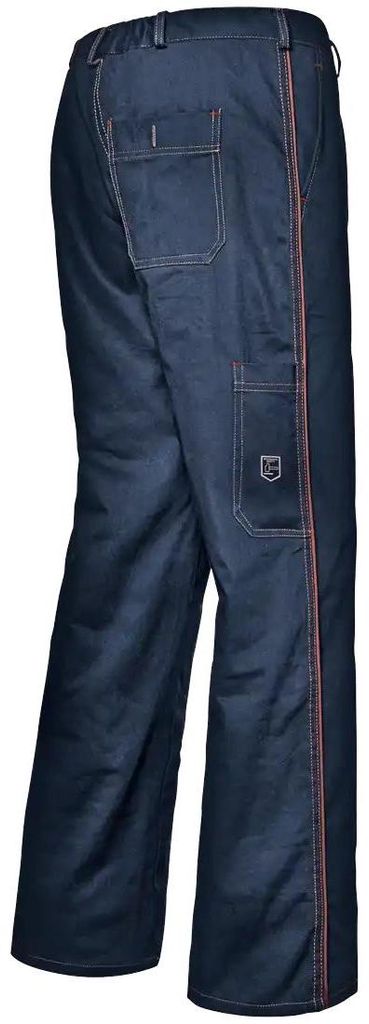 Sir Safety SYMBOL Herren Arbeitshose aus Baumwolle mit Reflexpaspel Blau, 44, Marineblau