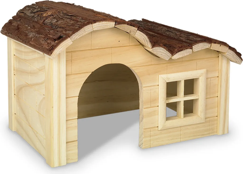 Nobby WOODLAND Maison Jessi en Bois pour Rongeurs 42,5 x 27 x 22 cm
