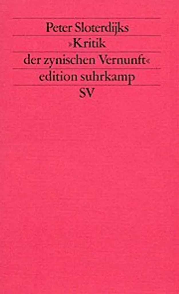 Décrypter le cynisme actuel avec Critique de la raison de Sloterdijk