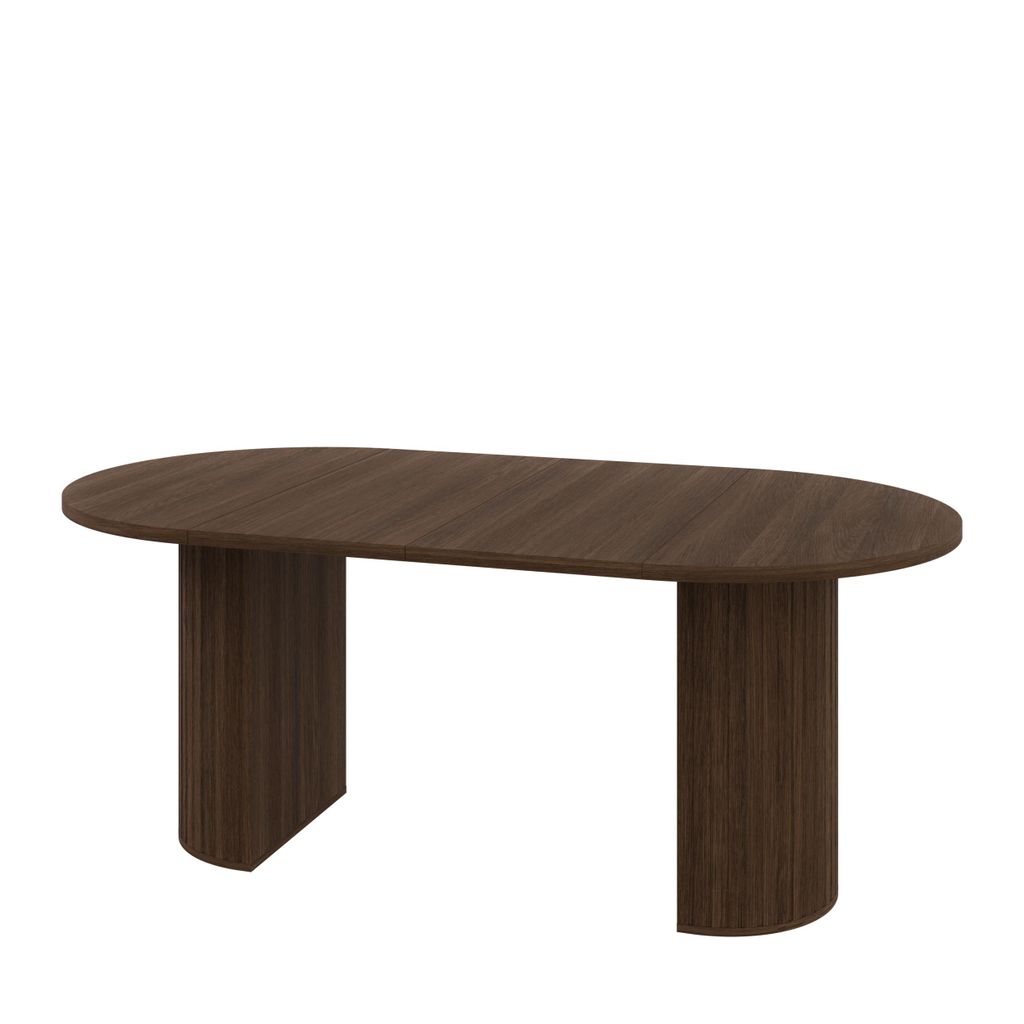 Esstisch OVARO ausziehbar Eiche Dunin 100-144-188x100x75 cm Produktbild 