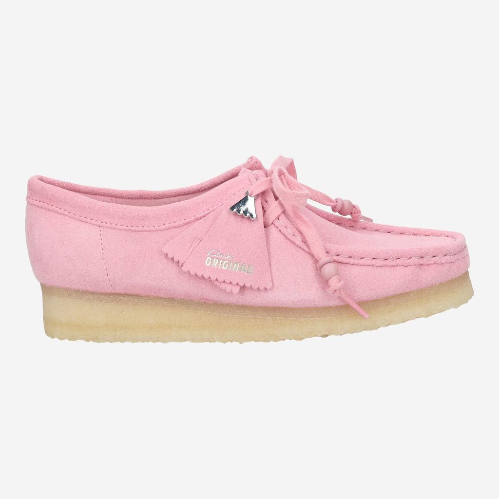 Clarks Wallabee. 26183809 4, Schnürschuhe in Rose für Damen, Größe 39,5