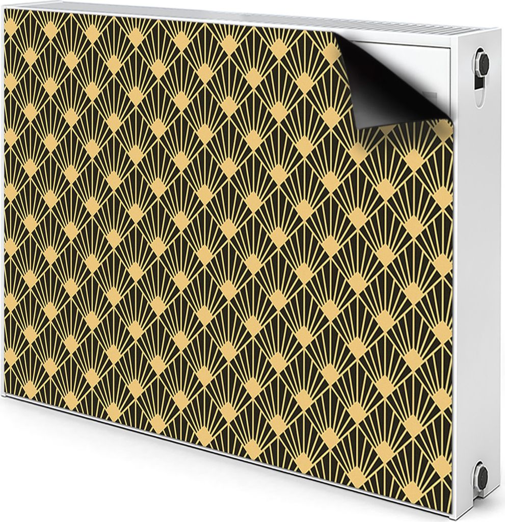 Magnet Heizkörperverkleidung Heizkörper-Abdeckung Heizung Heizkörper 110x60 cm - Art Deco
