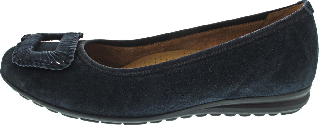 Gabor Damen Ballerina in Blau, Größe 5