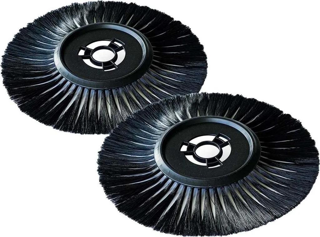 Brosses Latérales Durables en Nylon pour Balayeuse Manuelle - Lot de 2