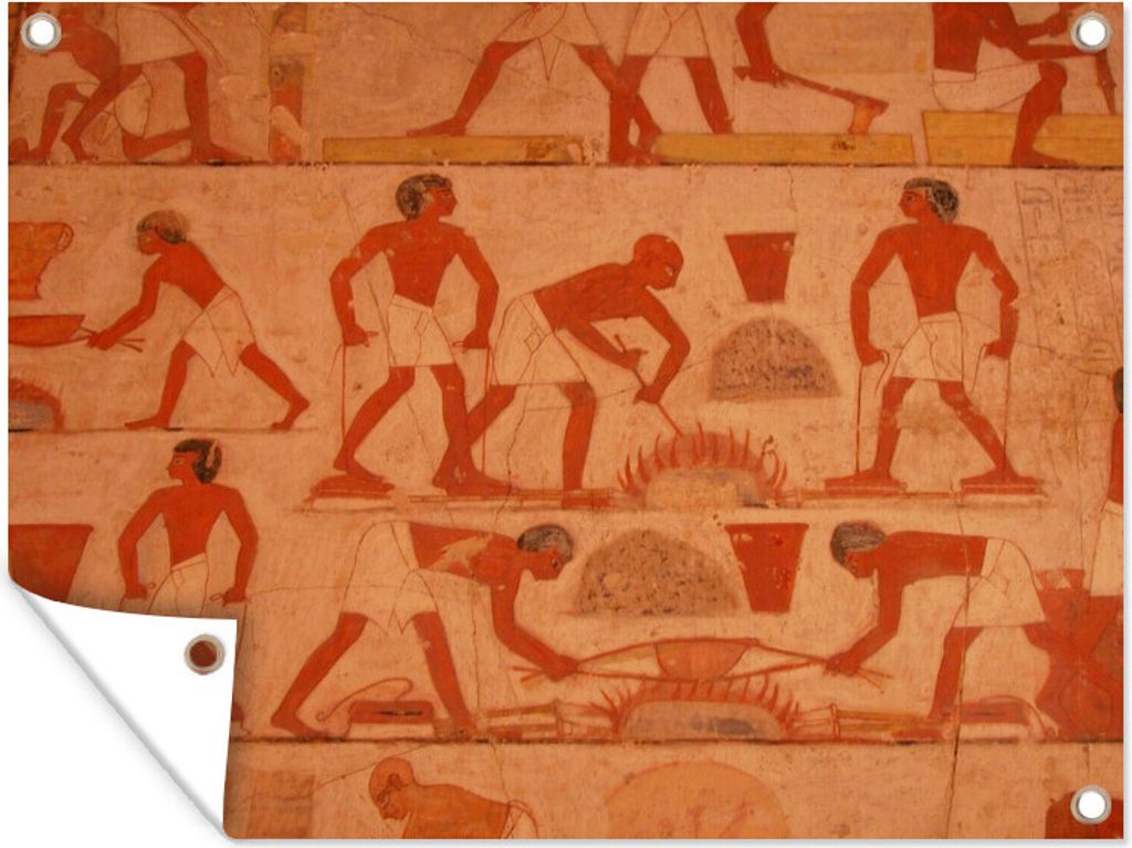 MuchoWow 80x60 cm Outdoor-Poster Gartendeko Sichtschutz Garten Poster für den Garten Wanddekoration