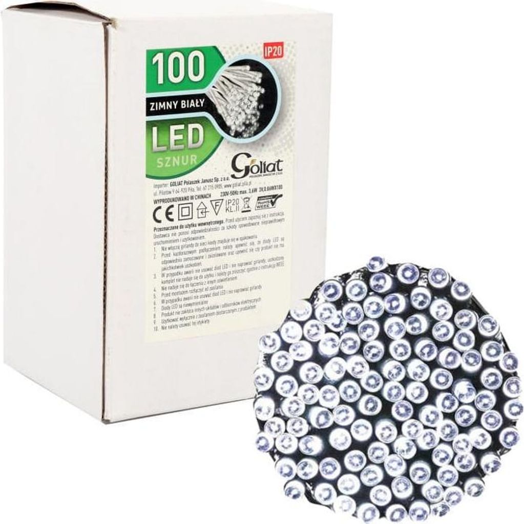 Luci per albero di Natale 100 LED, da interno, colore Immagine del prodotto 