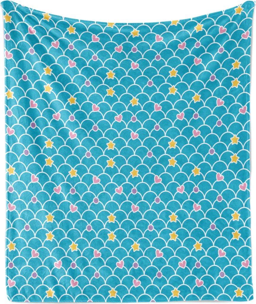 Coperta Pile Flanella ABAKUHAUS 175x230 cm | Morbido Plaid Pastello