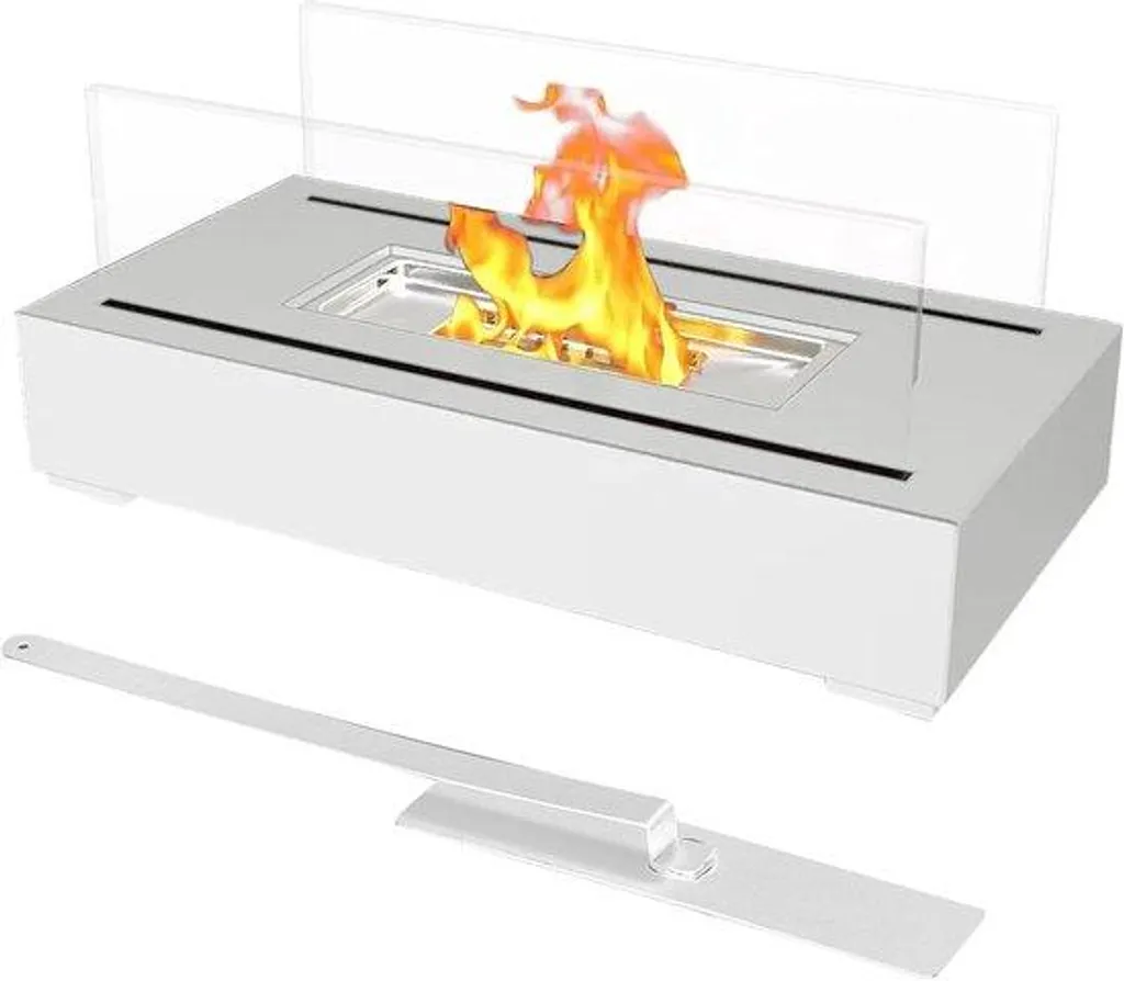 Cheminée de table au bioéthanol pour ambiance cosy sans fumée ni odeur