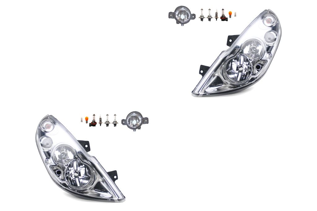 Johns, Scheinwerfer Satz Halogen passend für Opel Movano B 05/10- H7 H7 H1 +Nebel+Leuc. 8200002469 2615589925 26155AU325 B4A558990A 2615500Q00 261...