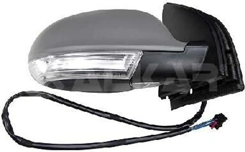 Rétroviseur droit complet pour Golf V 1K, miroir extérieur Alkar 6148128