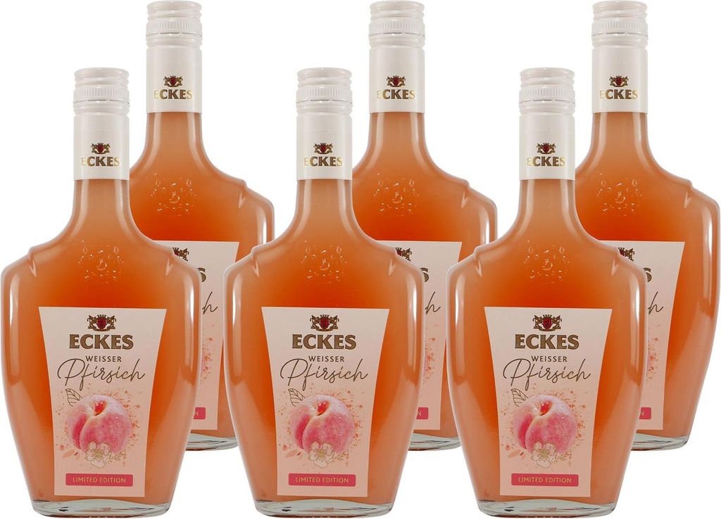 Eckes Weißer Pfirsich Likör (6 x 0,5L)