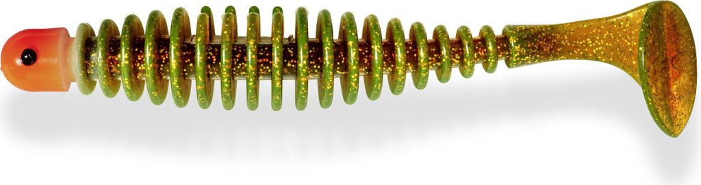 Black Cat Shad Worm 17cm olio motore Wels Gummiköder Immagine del prodotto 
