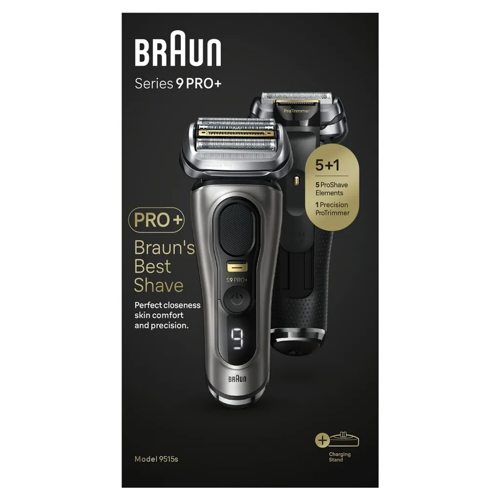 Rasoir Électrique Rechargeable Braun 9515S pour un Rasage Quotidien