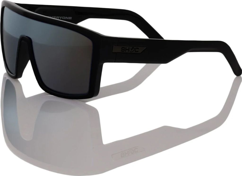 SHOC Sunglasses Matte Black Frame Color Smoke American Football Artikel
