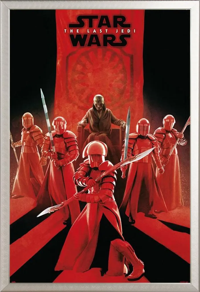 Poster Star Wars Episode 8 Dark Side + Cornice Shinsuke Alluminio