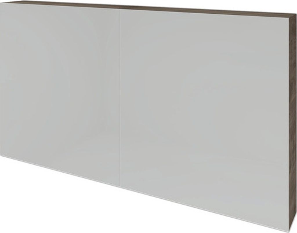 Spiegelschrank Sanox 120 x 12 x 65 cm espresso 2-türig Produktbild 