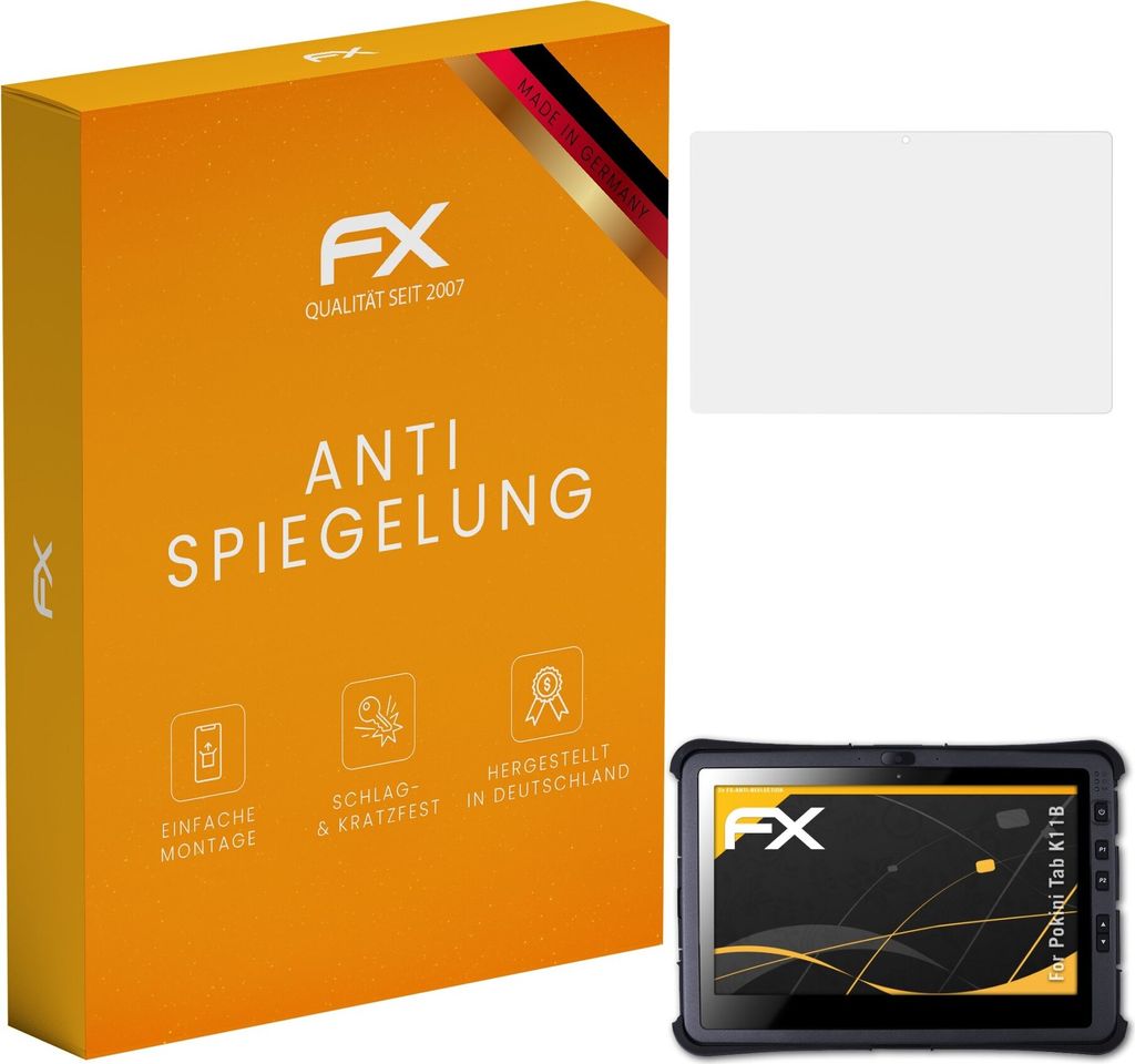 atFoliX FX-Antireflex 2x Schutzfolie kompatibel mit Pokini Tab K11B Displayfolie