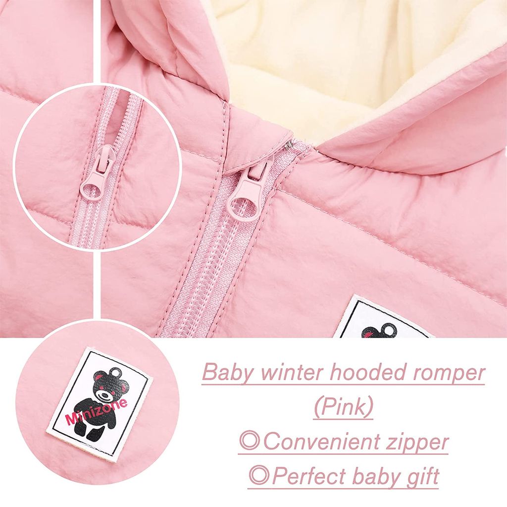 Baby Winter Overall mit Kapuze, Strampler Schneeanzug Produktbild 4