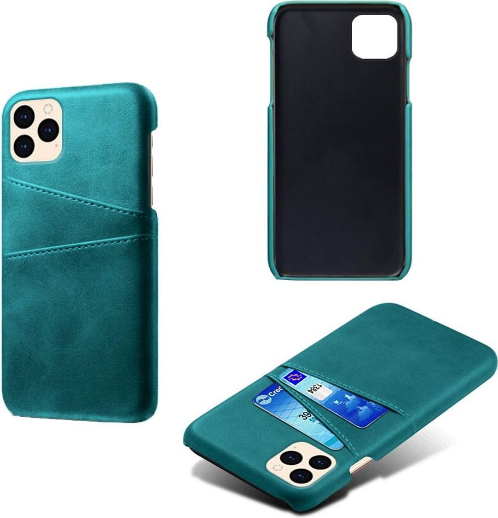 iPhone 12 / 12 Pro Hülle - Coverup Kartenfach Back Cover - Cyan