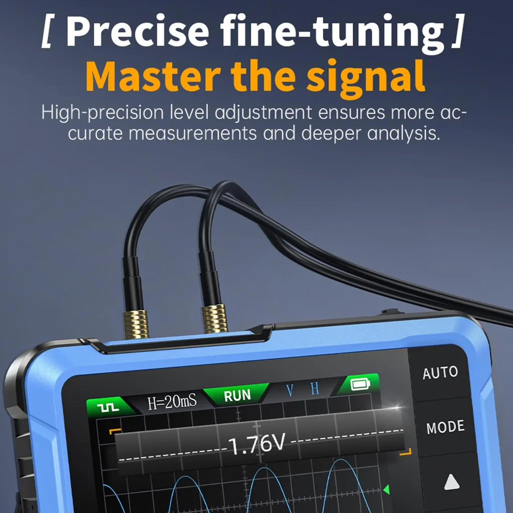 Multimètre oscilloscope 2 en 1 portable pour diagnostic électronique pro - 5