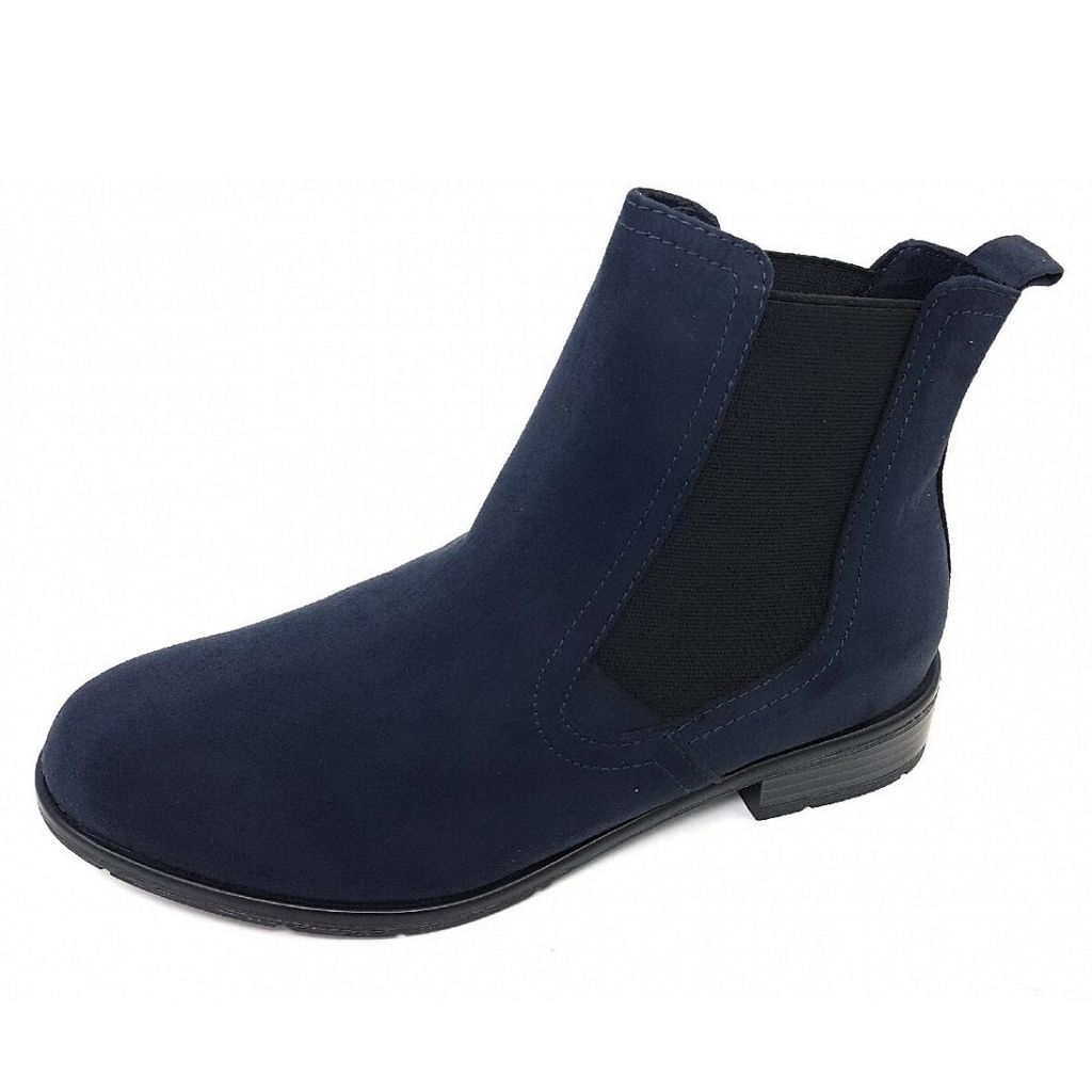 MARCO TOZZI Damen Stiefelette Chelsea Boot flach