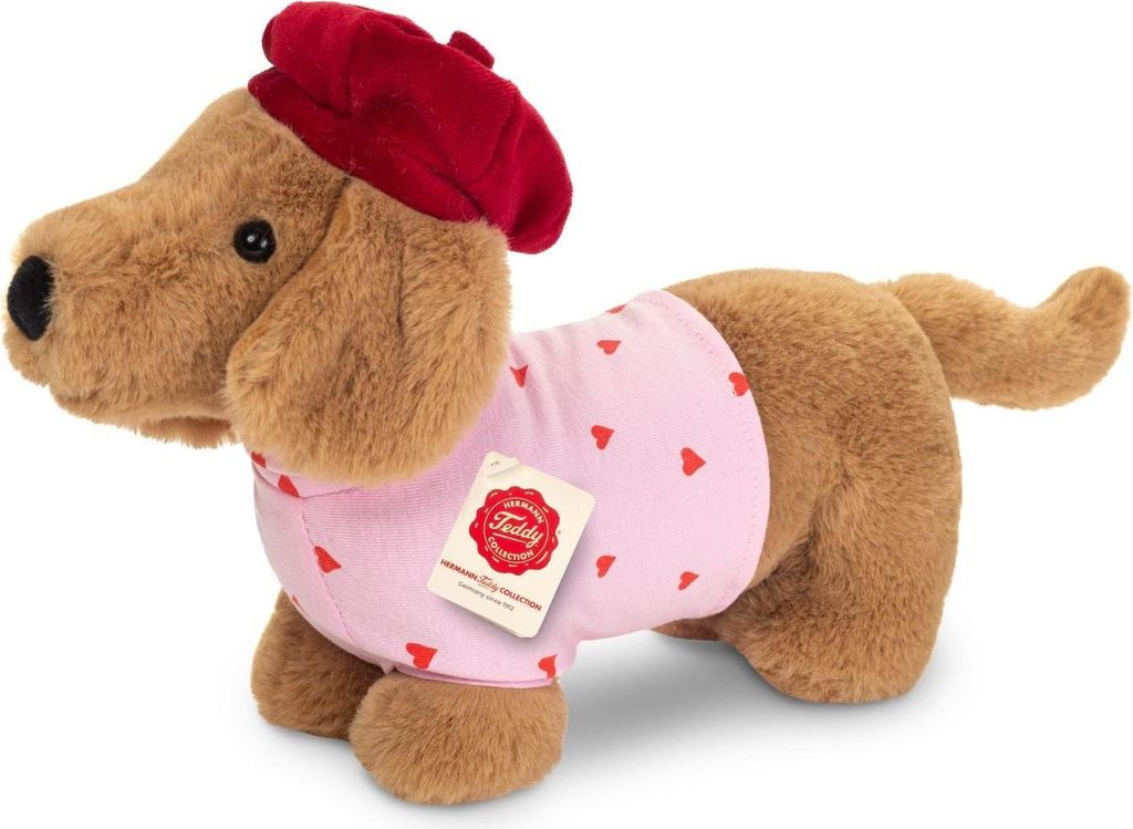 Teddy Hermann Dackel Amelie 26 cm braun Plüschtier Produktbild 