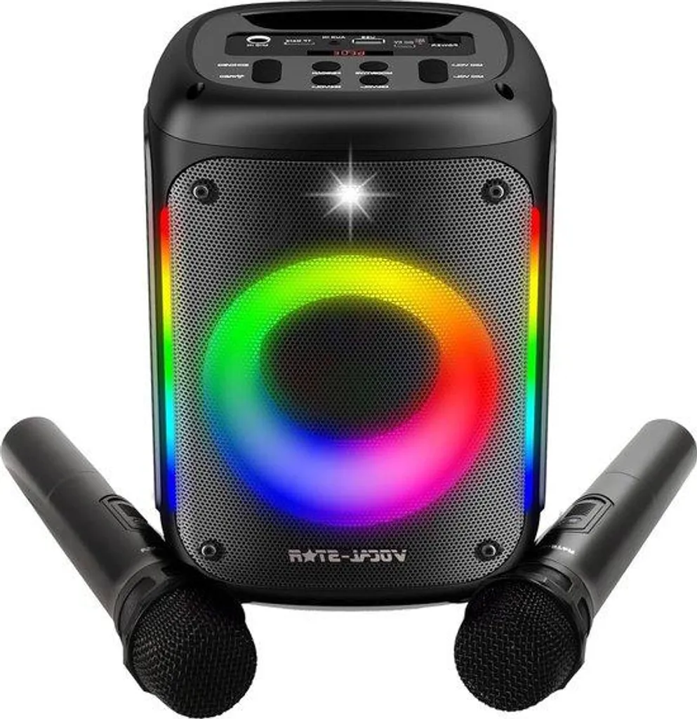 Machine à karaoké portable 60W idéale pour fêtes et soirées entre amis