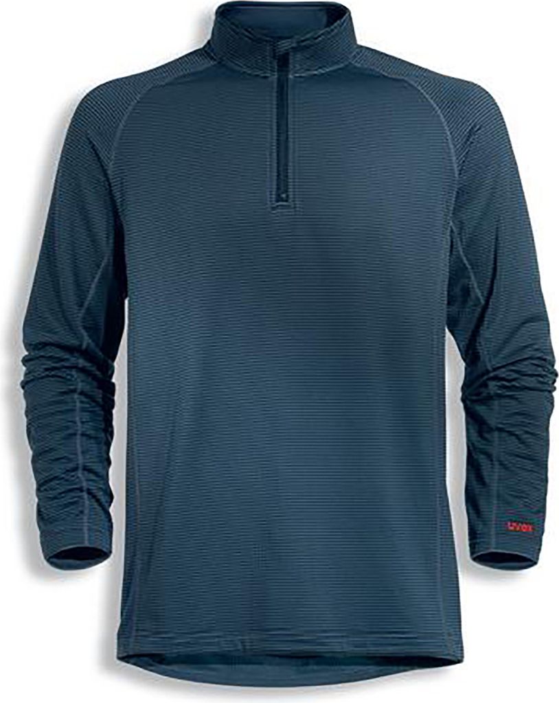 Uvex 98165, Hemd, Uni, Blau, XXL, Reißverschluss, Elasthan, Produktbild 