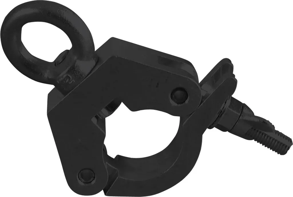 Gancio Eurolite TPC-31S Nero per Truss 50mm | Sicurezza BGV C1