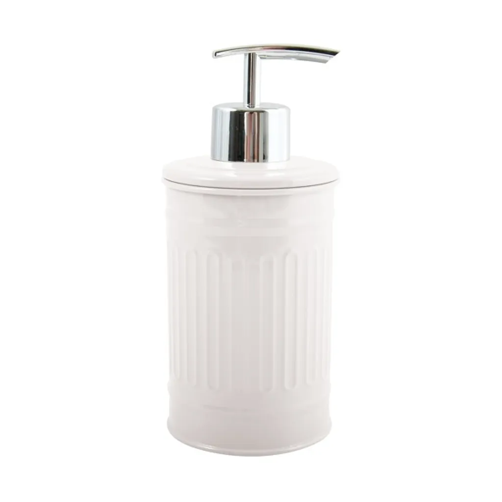 Distributore Sapone Habana White - Dispenser Bagno Design Bianco Lucido