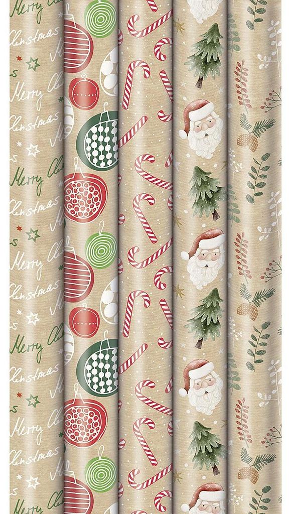 ZOEWIE Weihnachts-Geschenkpapier-Röllchen "Nature Spirit" Image du produit 