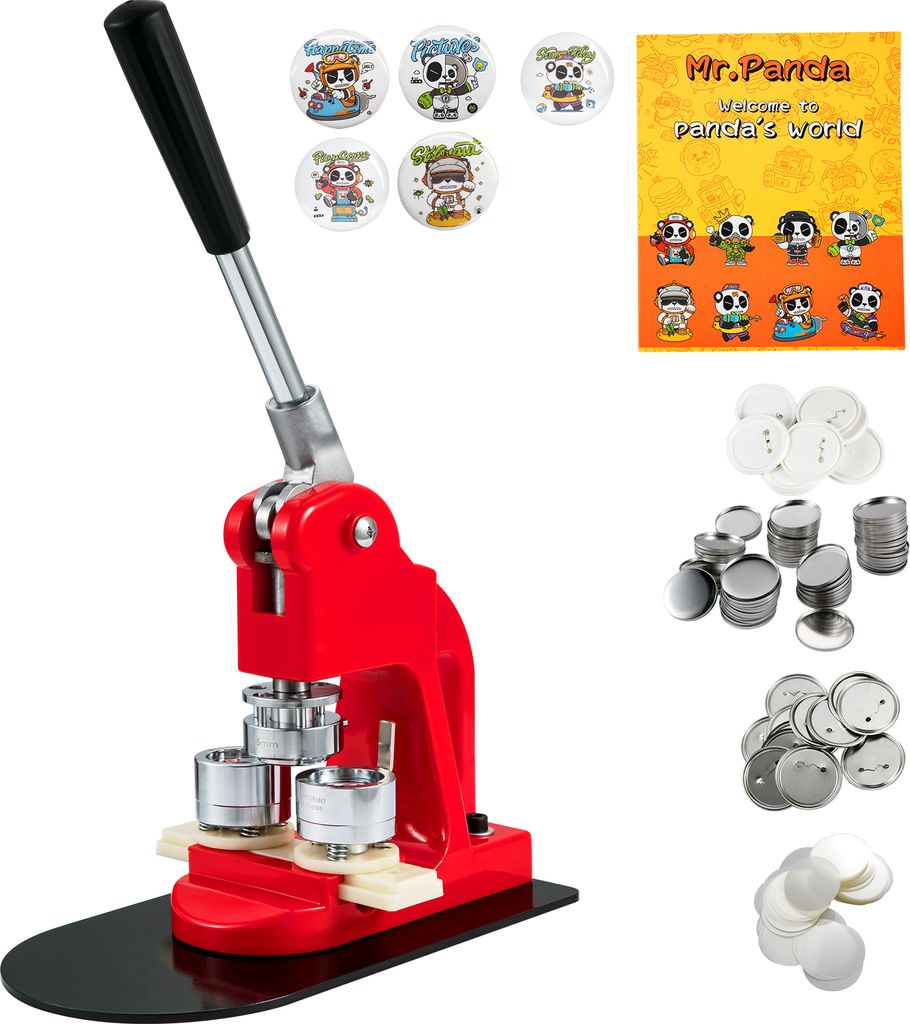 SucceBuy Macchina per bottoni da 25 mm, set per punzonatura Immagine del prodotto 