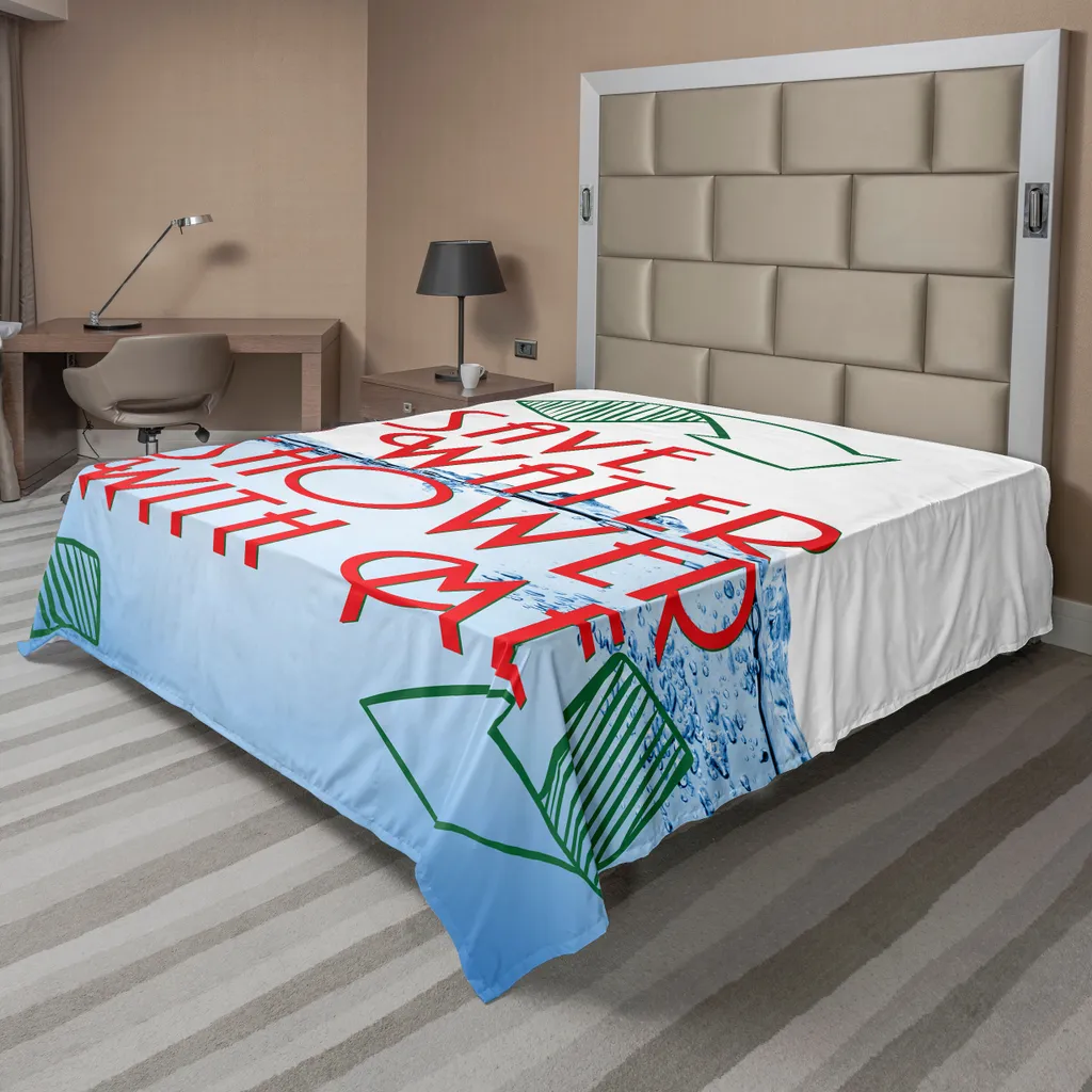 Drap plat grand format sans plis motif serpent bleu et vert 260x228