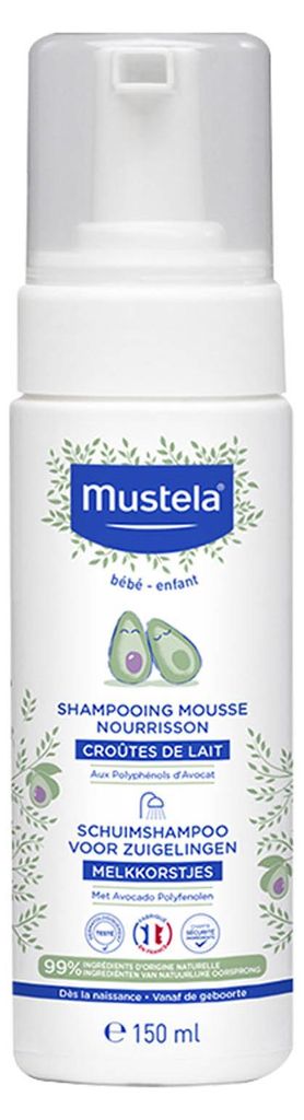 Mustela schuimshampoo voor baby's 150 ml Productafbeelding 