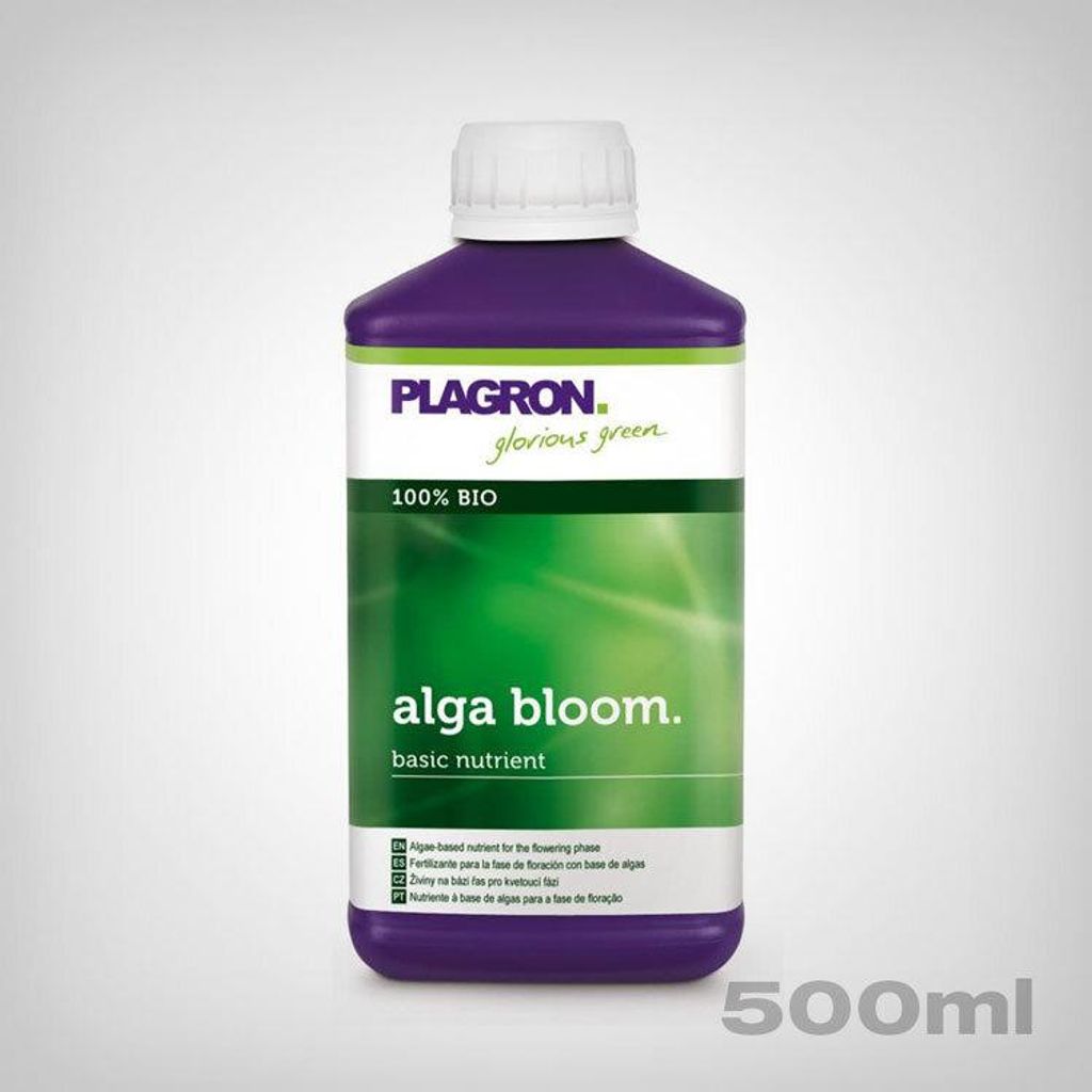 Plagron Alga Bloom 500ml | 100% -Algen-Dünger für Blütephase, NPK 3-2-5