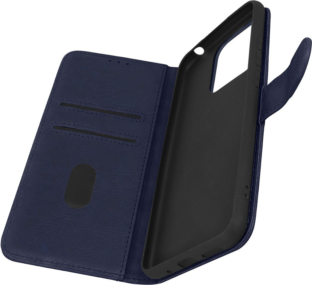 Avizar, Etui Kunstleder mit Standfunktion für Xiaomi Redmi 10C, Blau