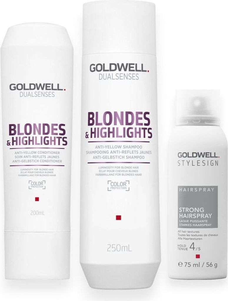 Goldwell Dualsenses Blondes & Highlights Set - Shampoo Produktbild 