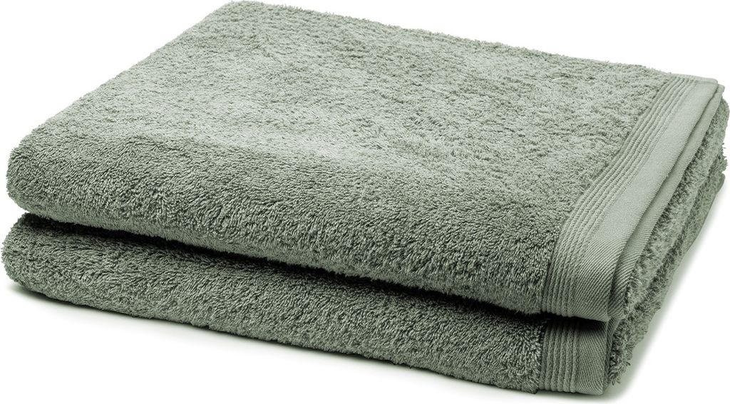 Möve Superwuschel 2 X Duschtuch im Set Extraweiches Handtuch, Aus 100% hochwertiger Baumwolle, Mit eingesticktem Markenlogo