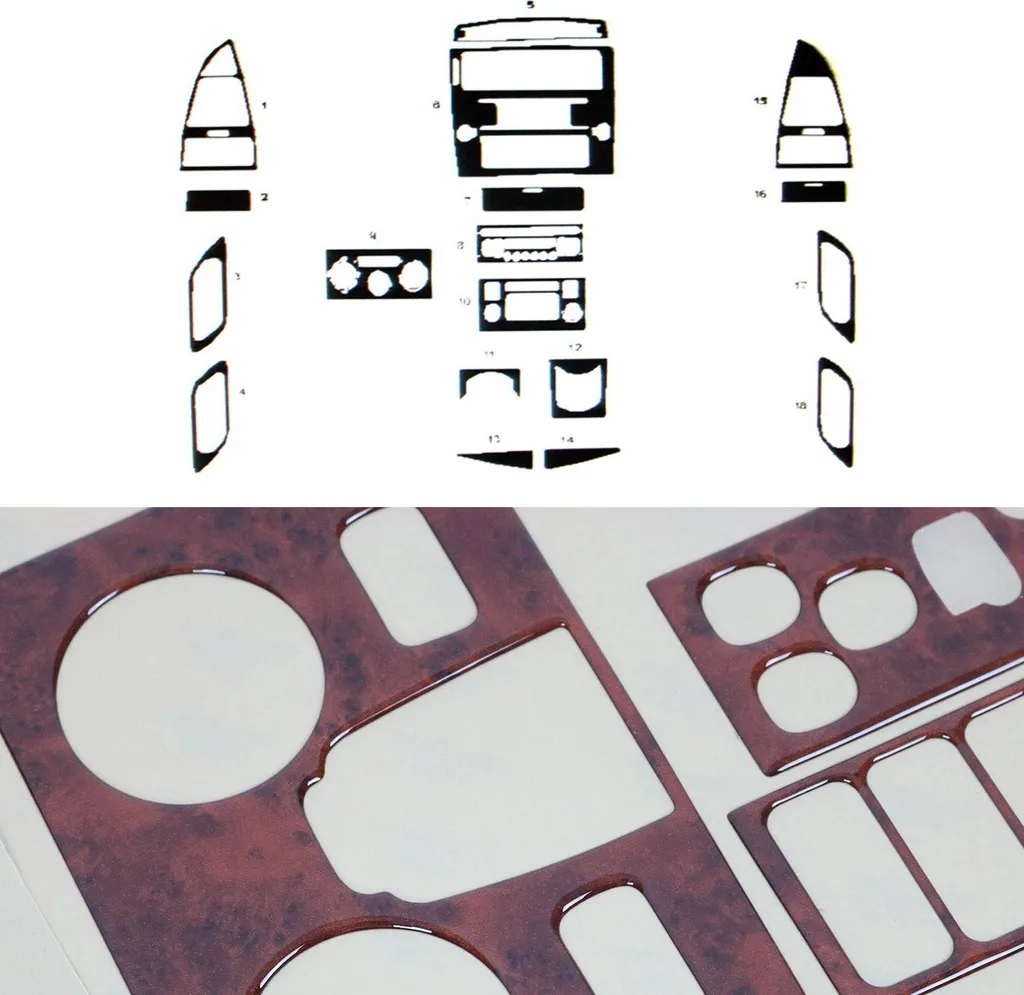 Kit Cruscotto Citroen C4 2004-2010 | Rivestimento Radica 18 Pezzi