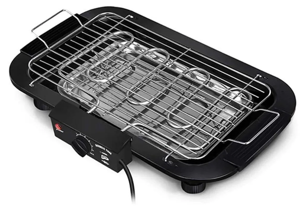 Grill électrique de table 2000W avec température réglable Noir