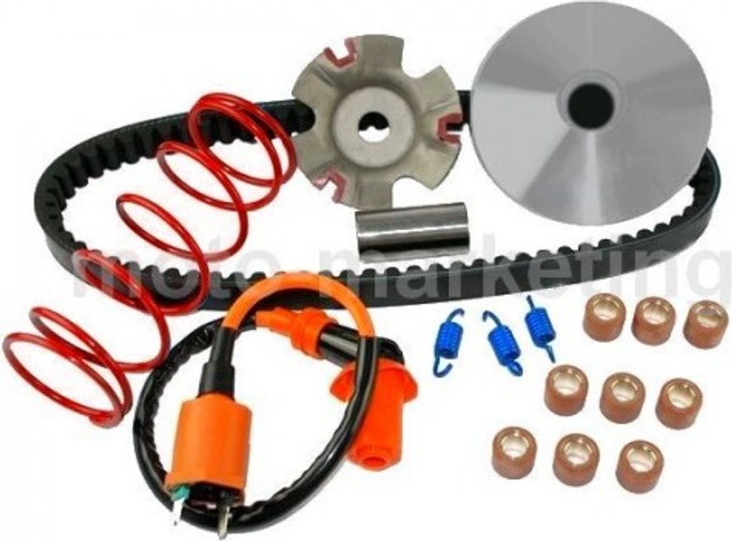 Tuning Racing VARIOMATIK Set KIT ZÜNDSPULE für BAOTIAN BT125T-9 NUR RÄDER 10 ZOL