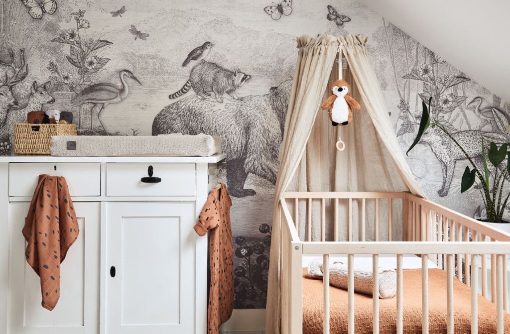 Jollein Betthimmel Vintage 155 cm Nougat Produktbild 12