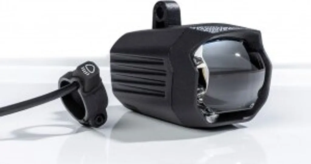 Feu avant LED pour vélo électrique puissant Herrmans 12V noir